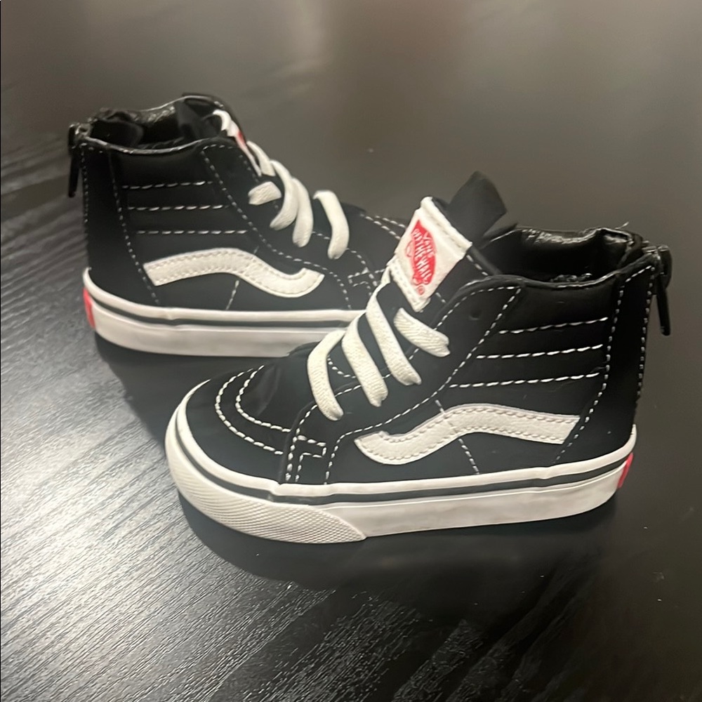 Vans Toddler High-Top Sneakers - Black and White